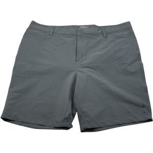 Merrell‎ Hiking Shorts Womens 16 Gray Lightweight Stretch Outdoor Activewear